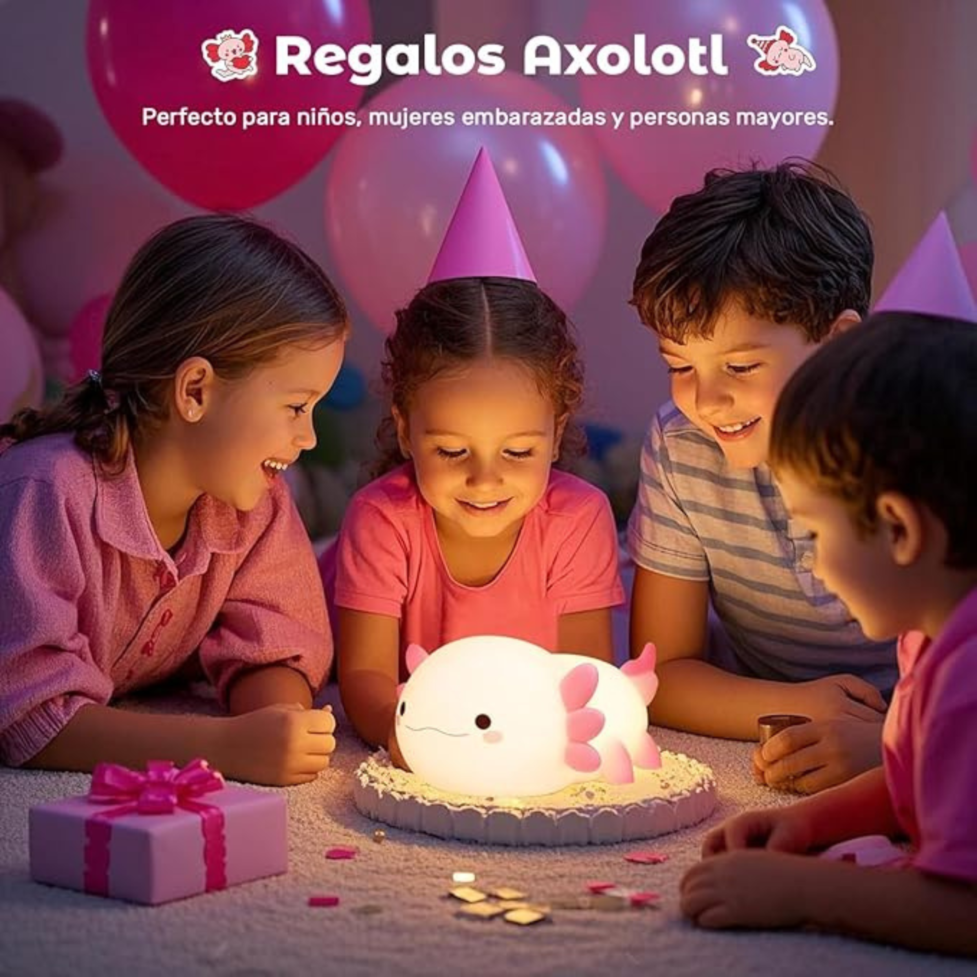 Lampara de ajolote relajante